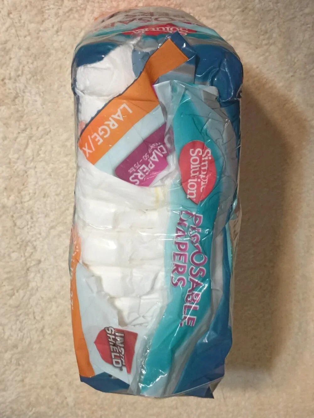 *NIP* Simple Solution Disposable Female Dog Diapers, L/XL 18